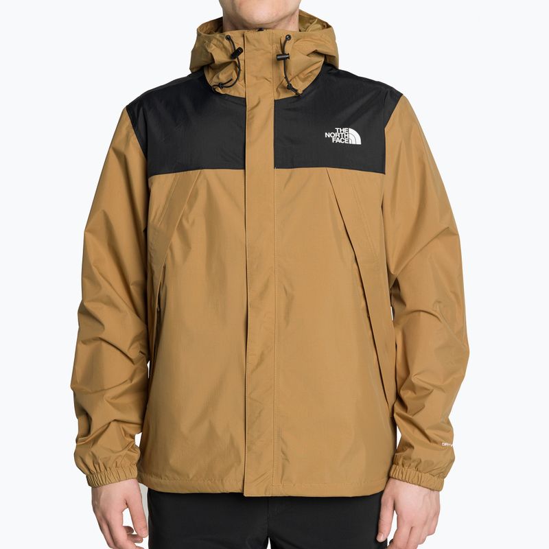 férfi esőkabát The North Face Antora utility brown/black