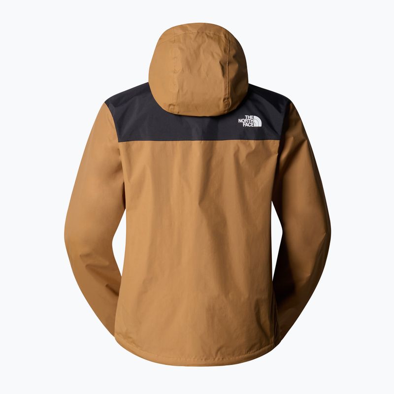 férfi esőkabát The North Face Antora utility brown/black 8