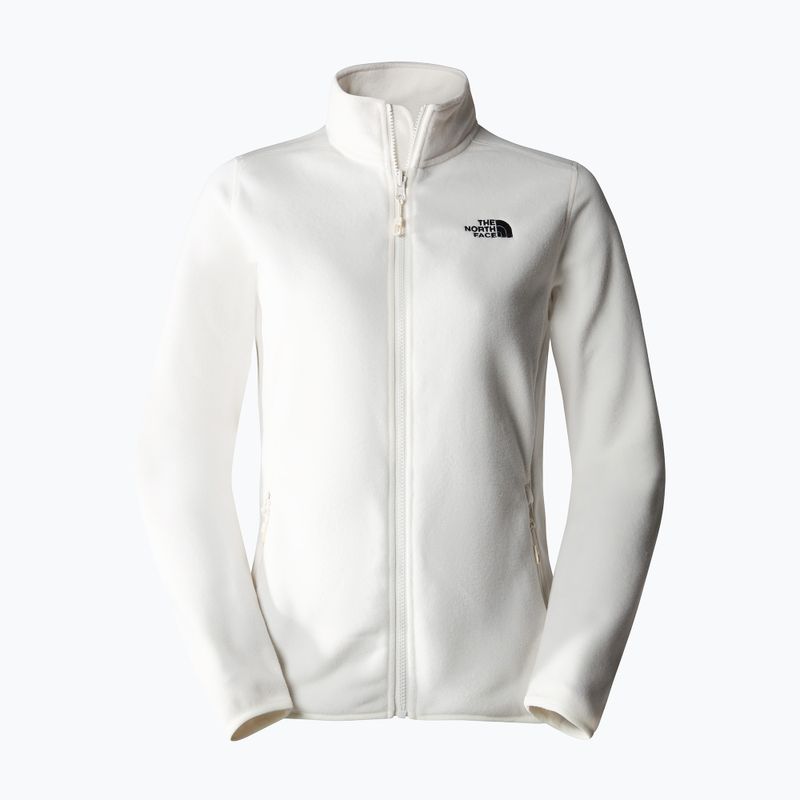Női gyapjú pulóver The North Face 100 Glacier Fz gardenia fehér 5