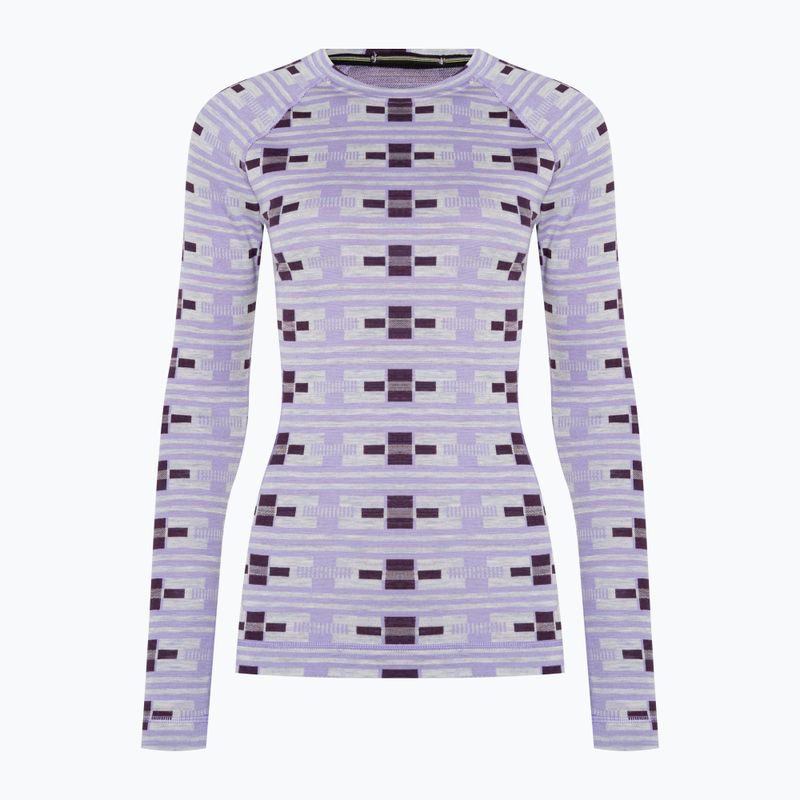 Női termoaktív pulóver Smartwool Merino 250 Baselayer Crew Boxed violet flirt with me 3