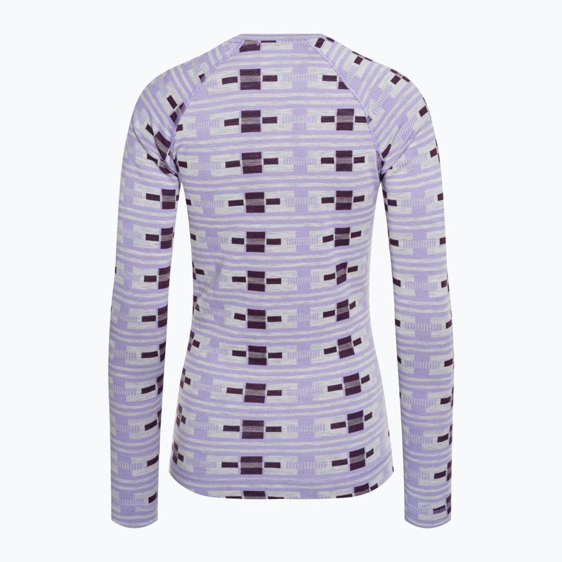 Női termoaktív pulóver Smartwool Merino 250 Baselayer Crew Boxed violet flirt with me 4