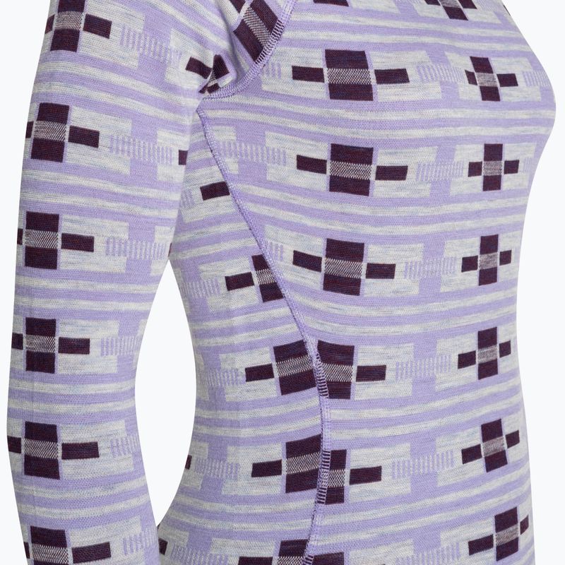 Női termoaktív pulóver Smartwool Merino 250 Baselayer Crew Boxed violet flirt with me 5