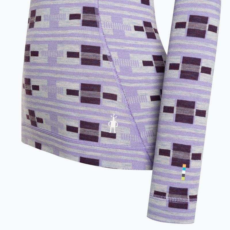 Női termoaktív pulóver Smartwool Merino 250 Baselayer Crew Boxed violet flirt with me 6