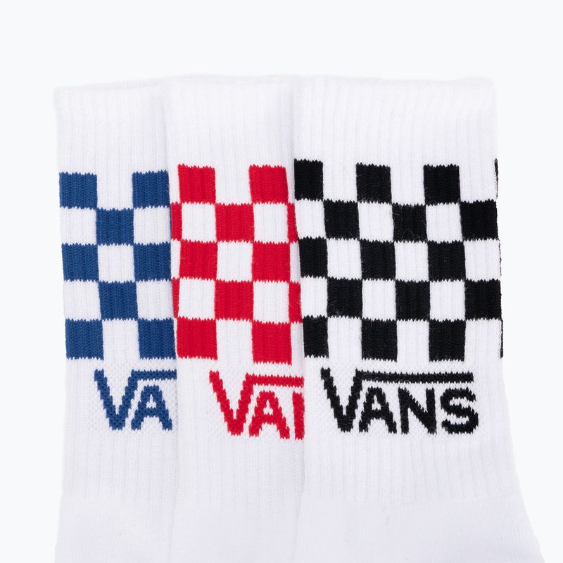 Férfi zokni Vans Classic Check Crew 3 db white 6