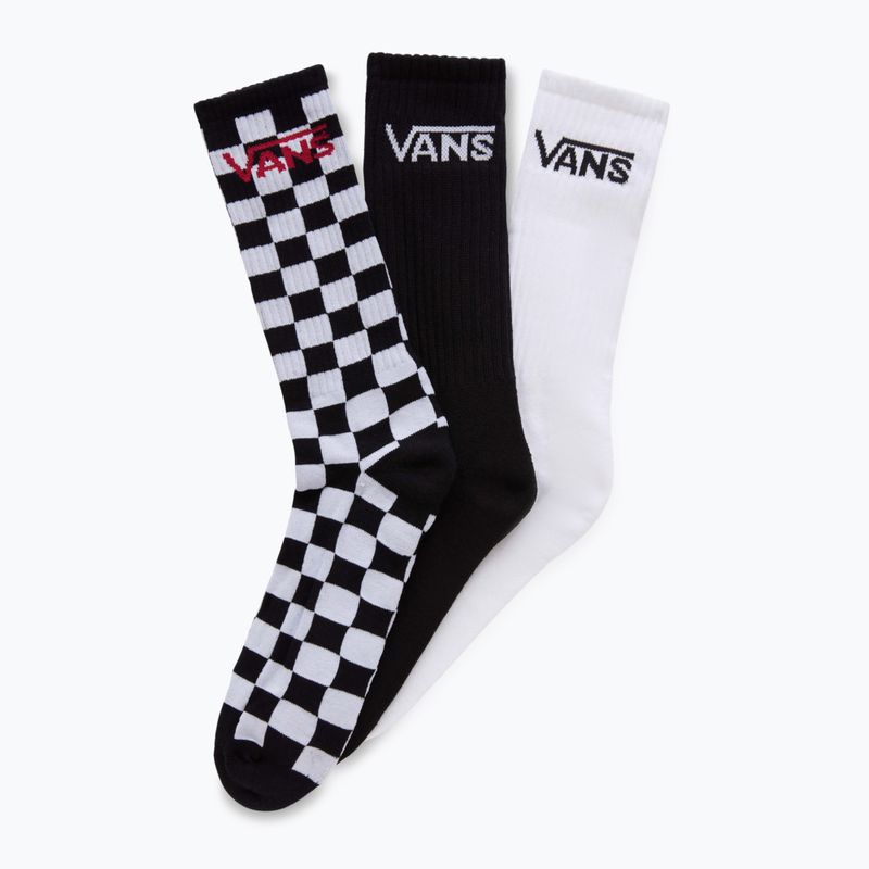 Férfi zokni Vans Classic Crew 3 pár black/white