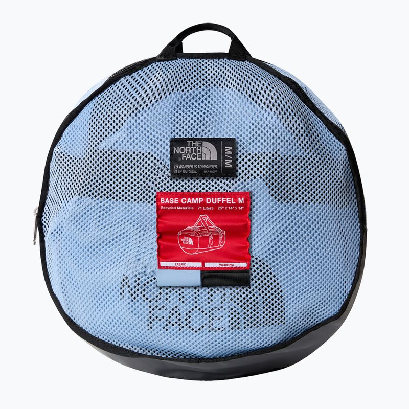 The North Face Base Camp Duffel M 71 l acélkék/fekete utazótáska 3