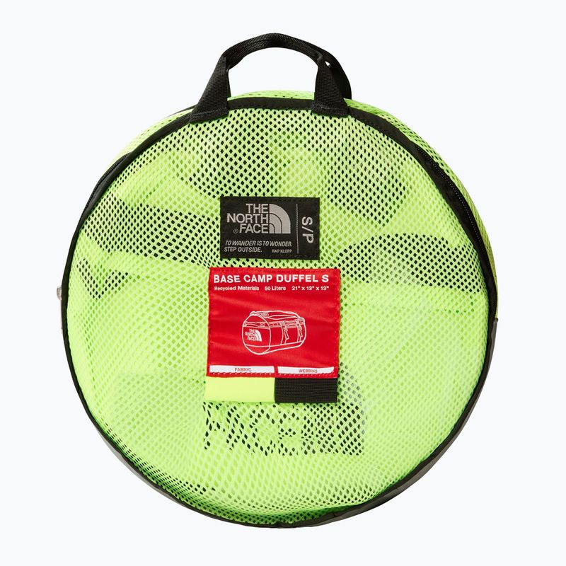 utazótáska The North Face Base Camp Duffel S 50 l safety green/black 2