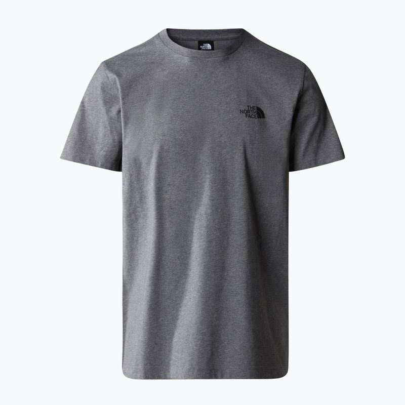 Férfi póló The North Face Simple Dome Tee medium grey heather 5