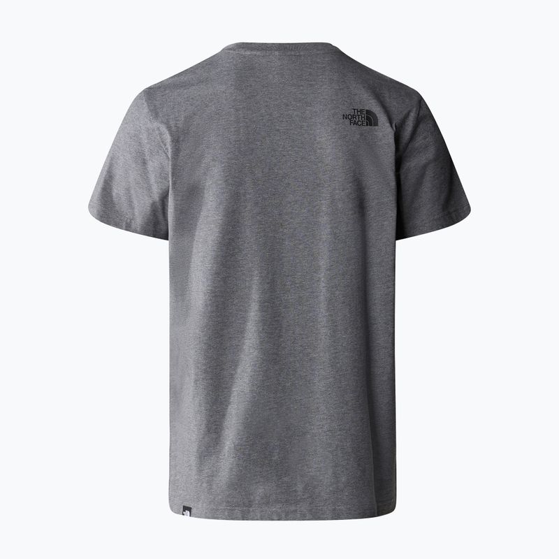 Férfi póló The North Face Simple Dome Tee medium grey heather 6