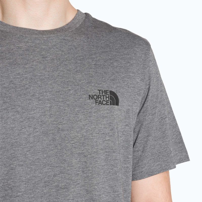 Férfi póló The North Face Simple Dome Tee medium grey heather 3