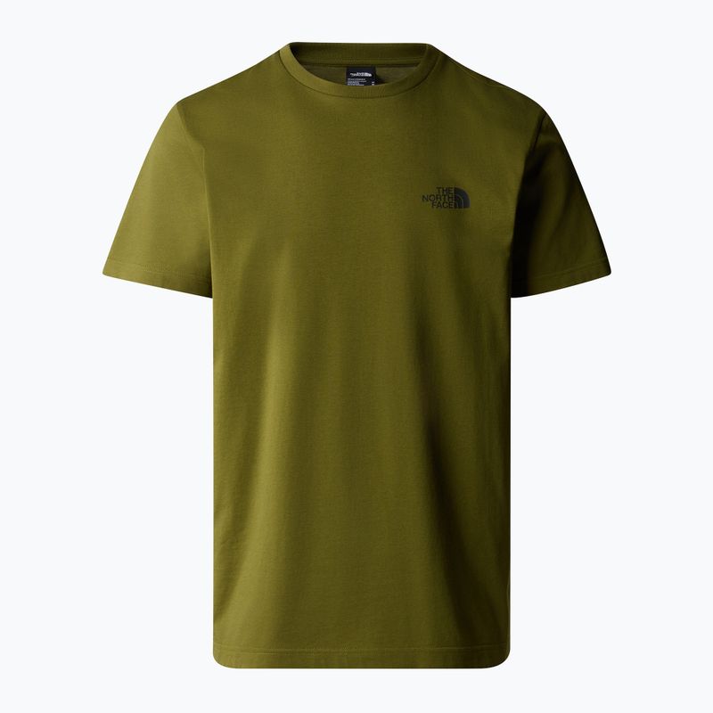 Férfi póló The North Face Simple Dome Tee erdei olívazöld 4