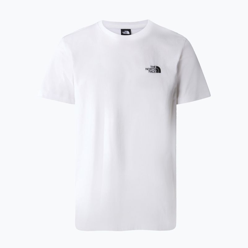 Férfi póló The North Face Simple Dome Tee fehér 5