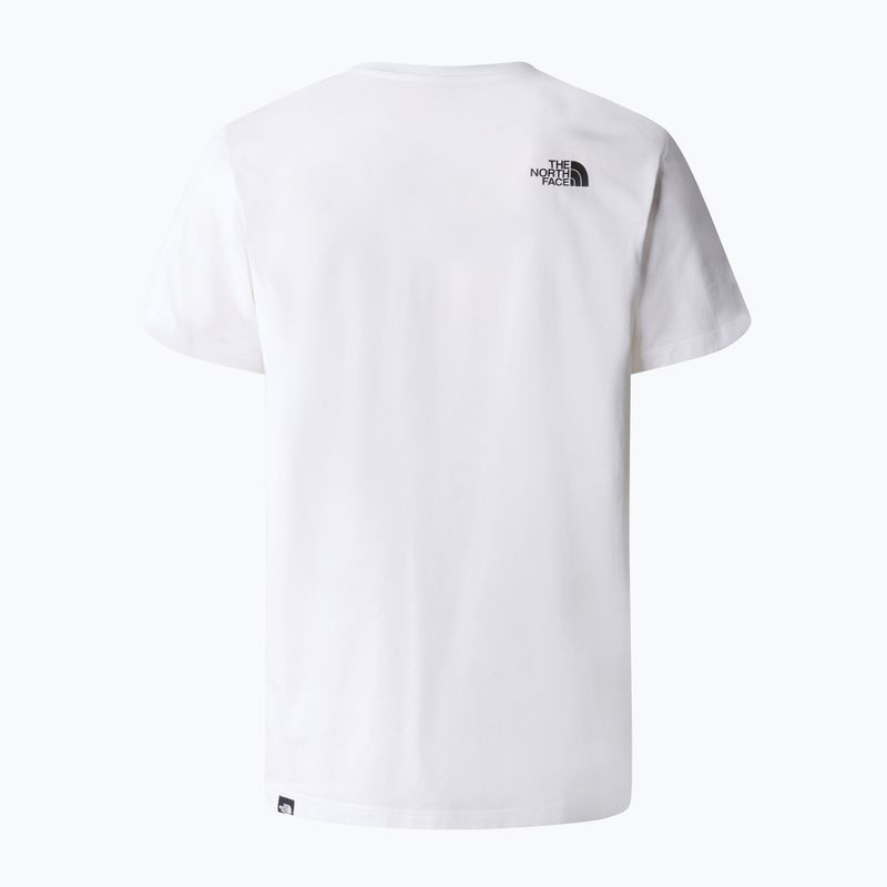 Férfi póló The North Face Simple Dome Tee fehér 6