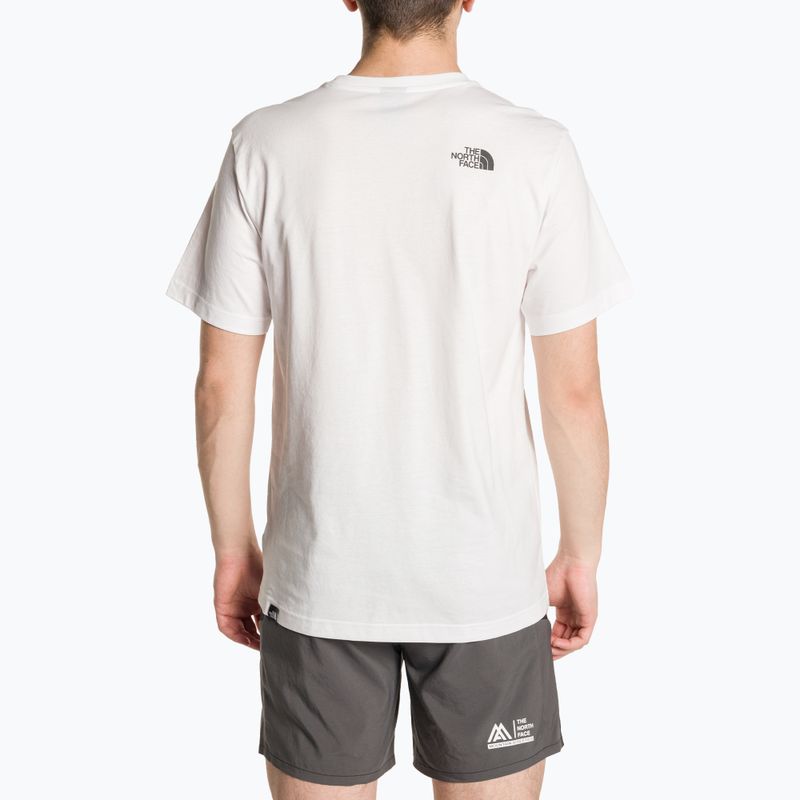 Férfi póló The North Face Simple Dome Tee fehér 2