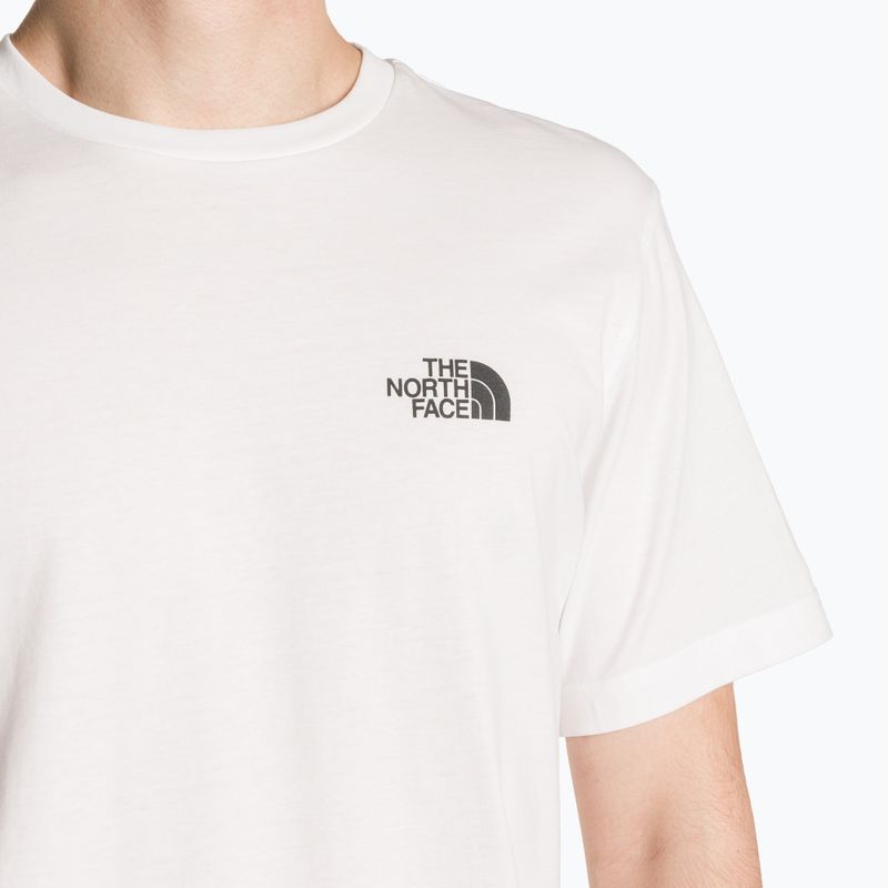 Férfi póló The North Face Simple Dome Tee fehér 3