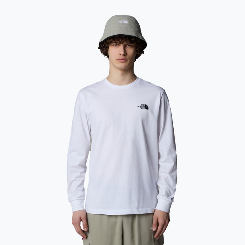Férfi hosszú ujjú The North Face Box Nse Tee tnf fehér