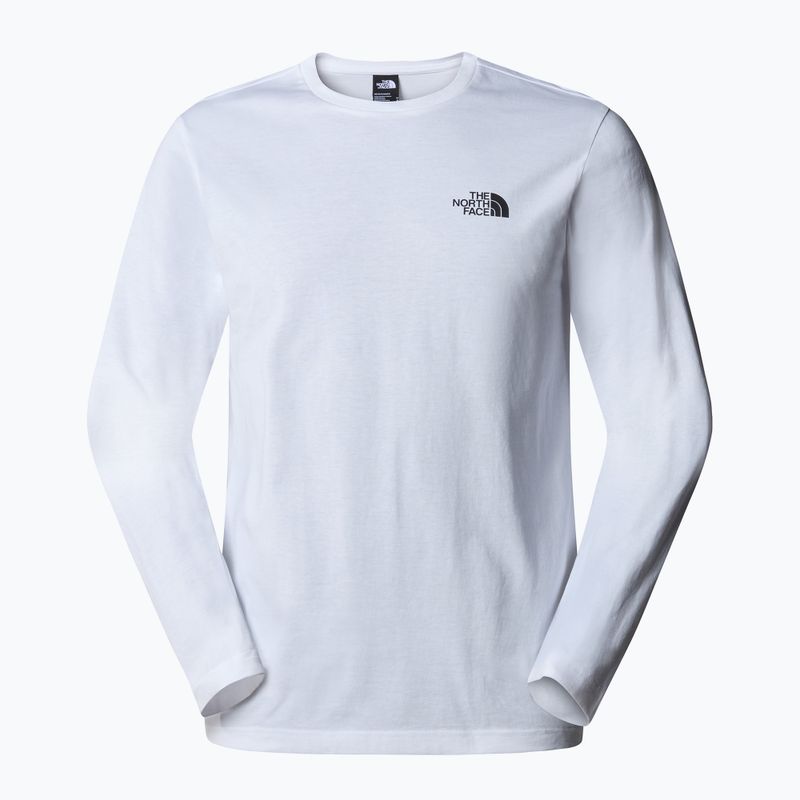 Férfi hosszú ujjú The North Face Simple Dome fehér 4