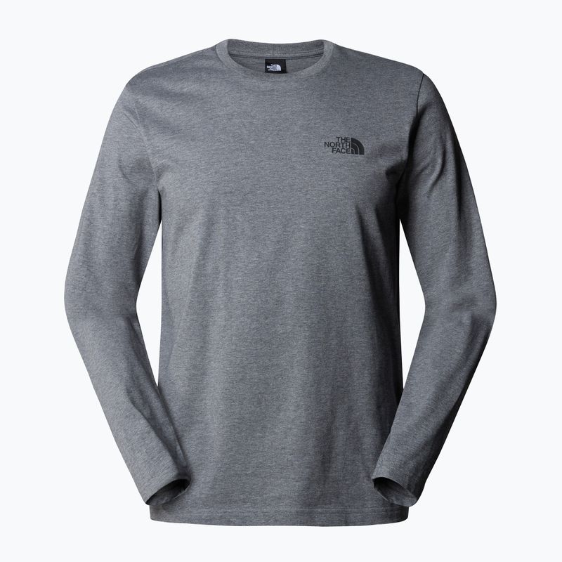 Férfi póló The North Face Simple Dome medium grey heather 5