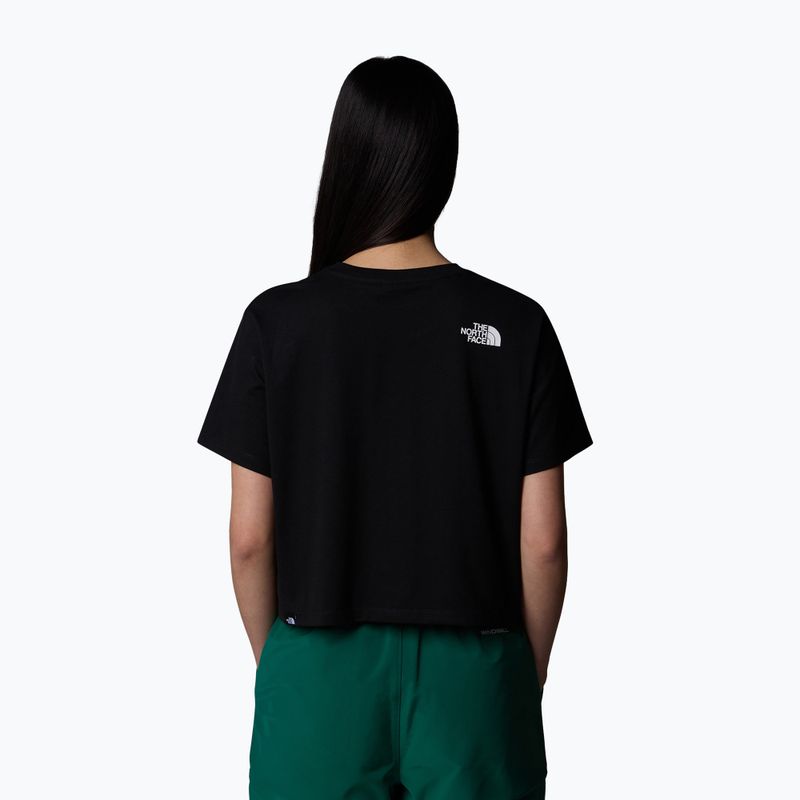 The North Face női Simple Dome Cropped Slim Tee tnf fekete 3