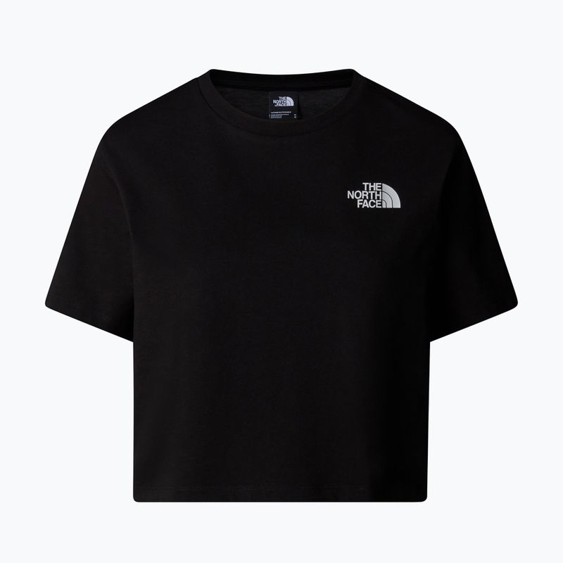 The North Face női Simple Dome Cropped Slim Tee tnf fekete 4