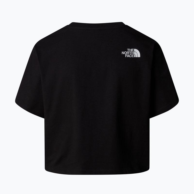 The North Face női Simple Dome Cropped Slim Tee tnf fekete 5