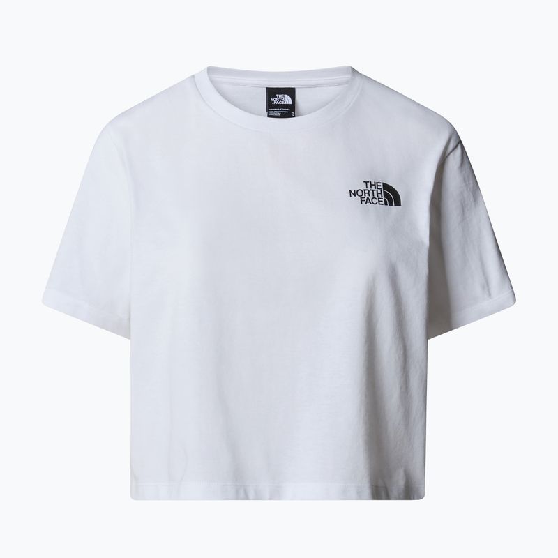 The North Face női Simple Dome Cropped Slim Tee tnf fehér 4