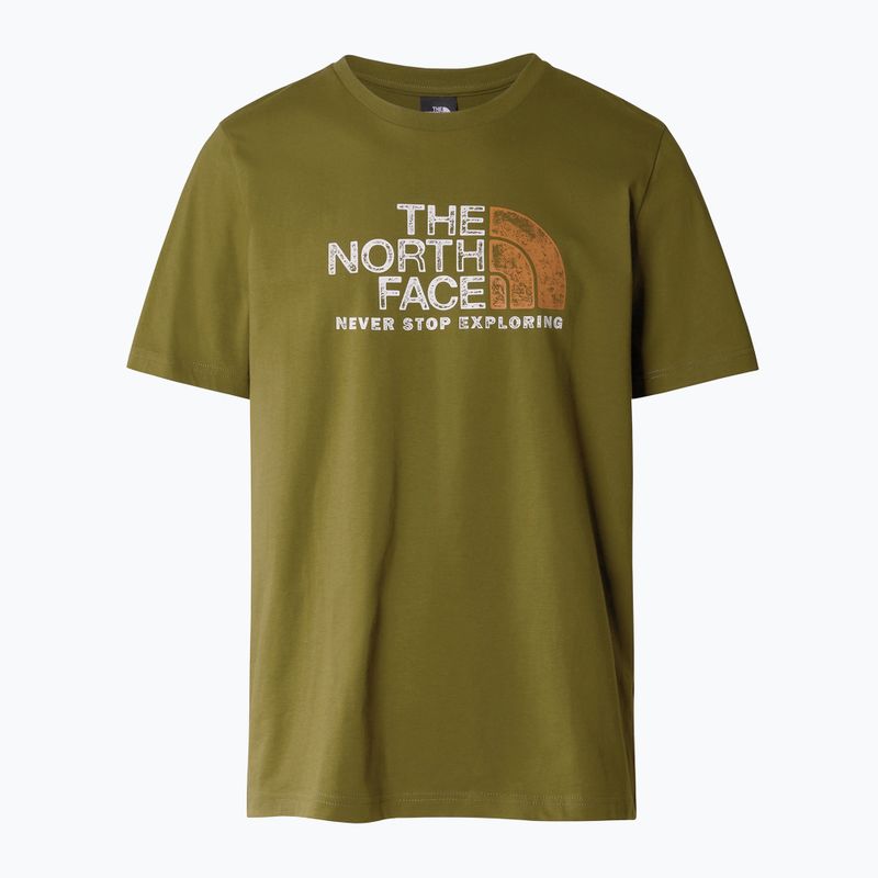 Férfi póló The North Face Rust 2 forest olive 4