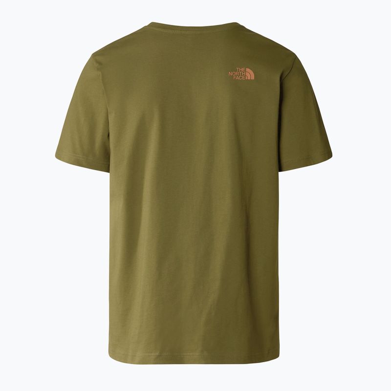 Férfi póló The North Face Rust 2 forest olive 5