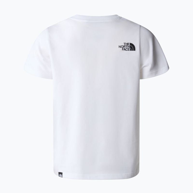 The North Face Simple Dome gyermek póló fehér 2