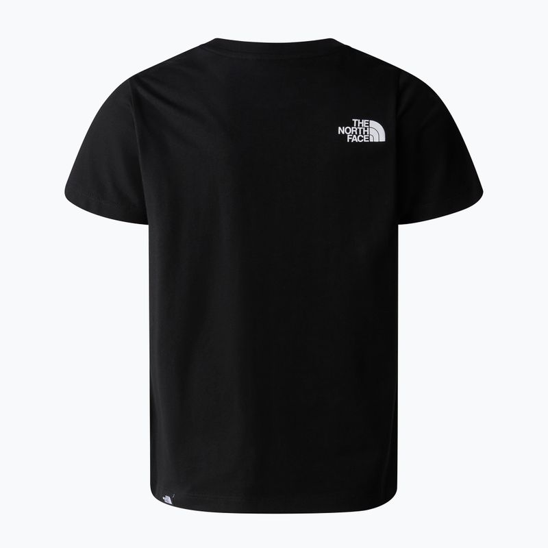 The North Face Simple Dome gyermek póló fekete 2