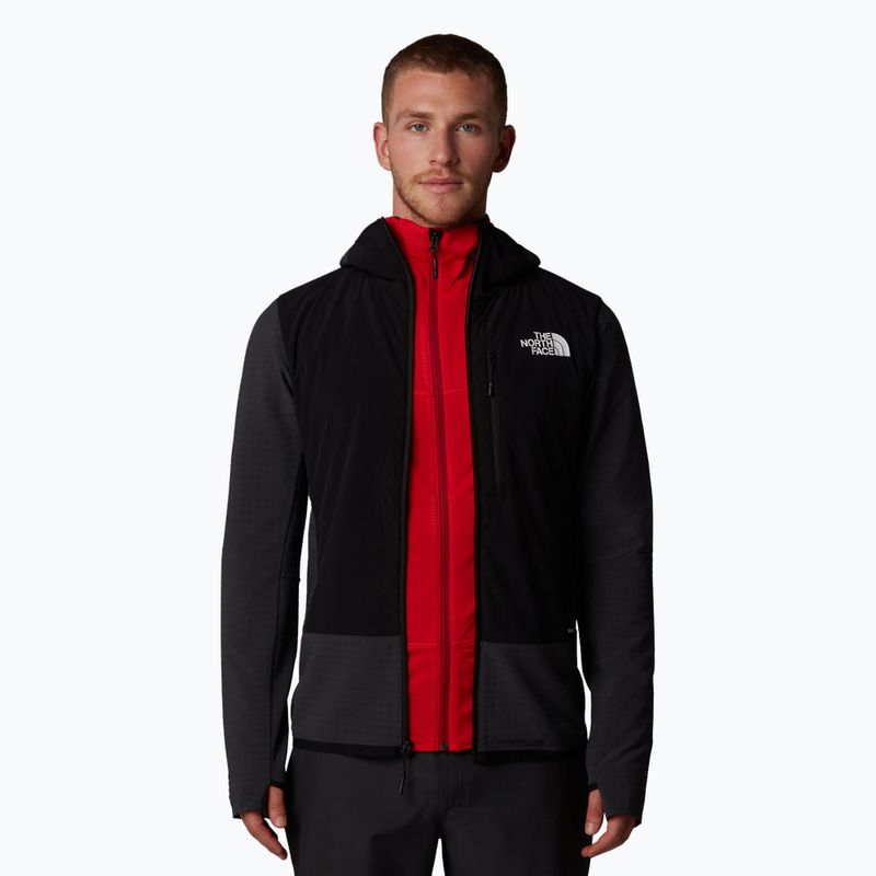 Férfi hibrid kabát The North Face Elixir Hybrid Ventrix Midlayer aszfalt szürke / fekete 4