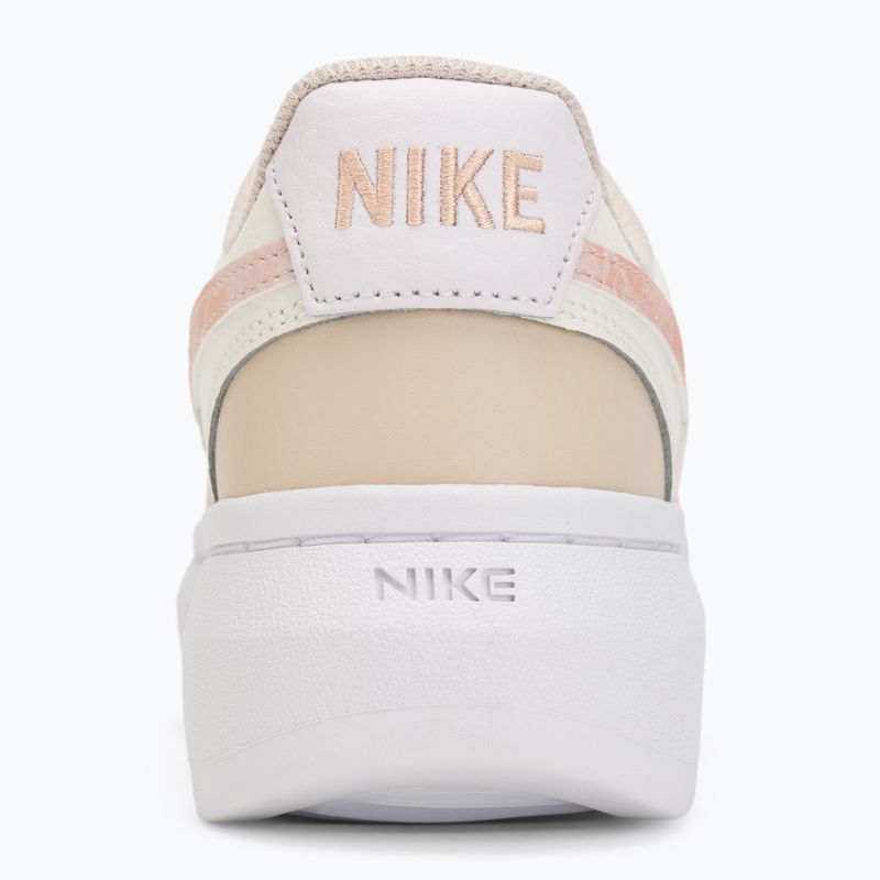 Női Nike Court Vision Alta cipő sail/white/sanddrift/arctic orange 6