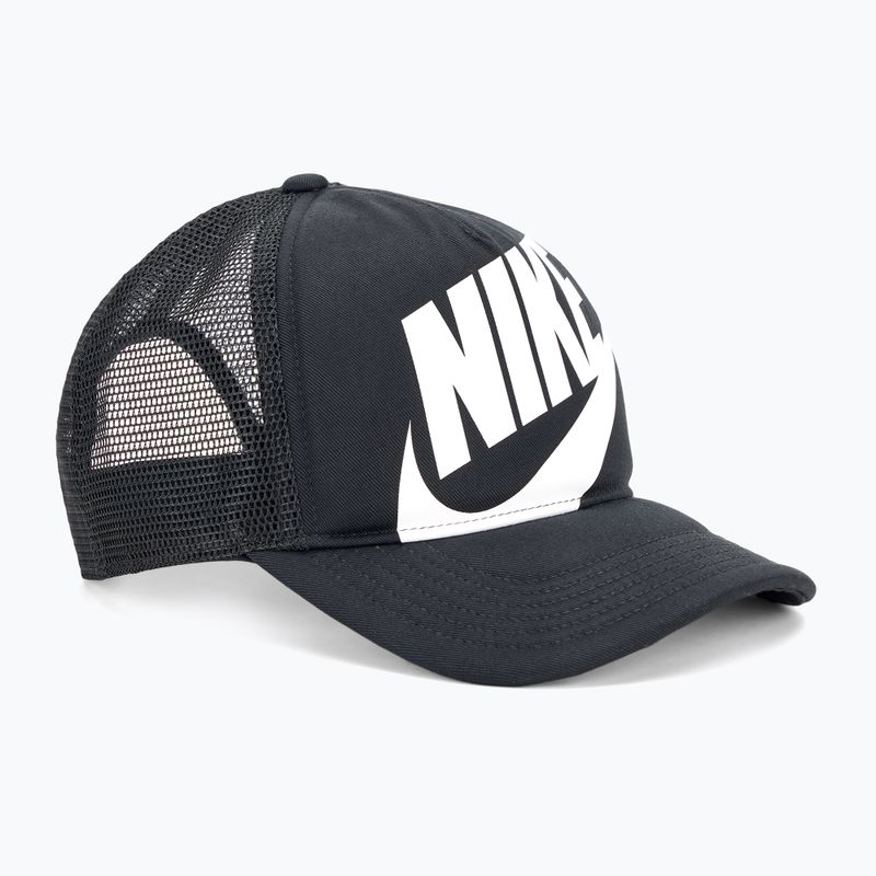 Gyerek baseballsapka Nike Rise Structured Trucker black / black / white