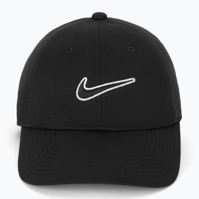 Baseball sapka Nike Club Unstructured Swoosh black/black 2
