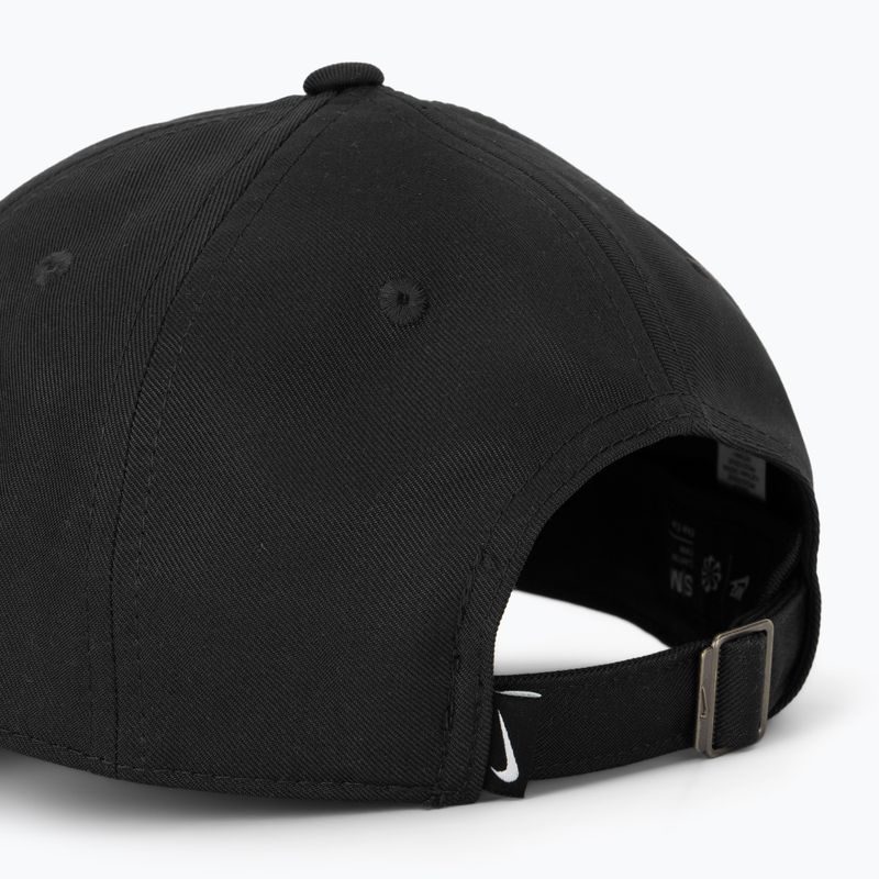 Baseball sapka Nike Club Unstructured Swoosh black/black 4