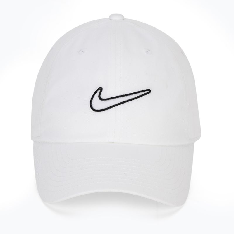 Baseballsapka Nike Club Unstructured Swoosh white/white 2