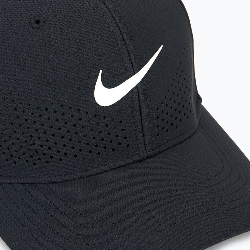 Nike Dri-Fit ADV Rise fekete/antracit/fehér baseball sapka 3