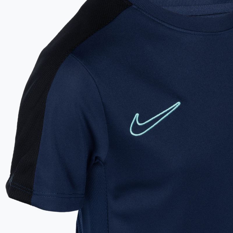 Nike Dri-Fit Academy23 éjfekete/fekete/piros türkiz gyermek focimez 3