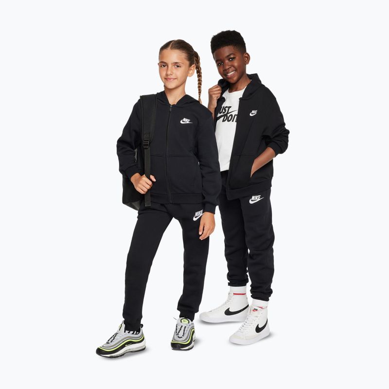 Gyerekpulóver Nike Club Fleece black/white 2