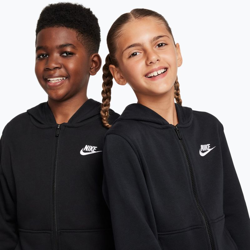 Gyerekpulóver Nike Club Fleece black/white 4