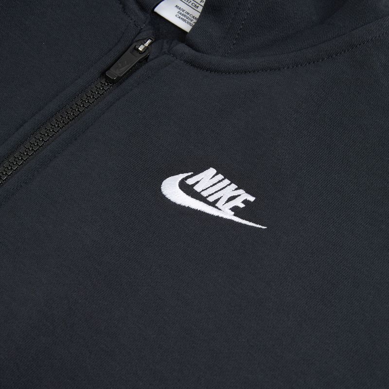 Nike Sportswear Club Fleece gyermek pulóver FD2931-010 fekete/fehér 3