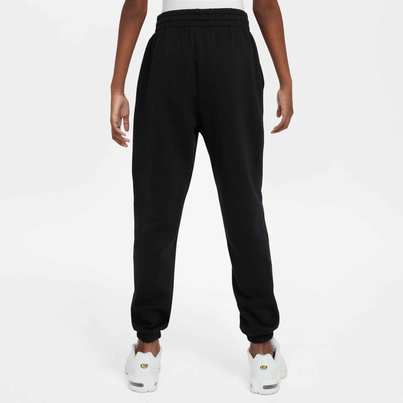 Nike Sportswear Club Fleece gyermek nadrág fekete/fekete/fehér 2