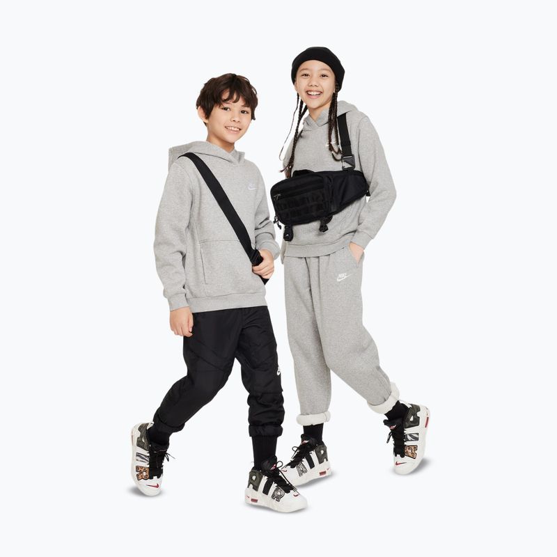 Gyerek pulóver Nike Sportswear Club Fleece dark grey heather/white 2