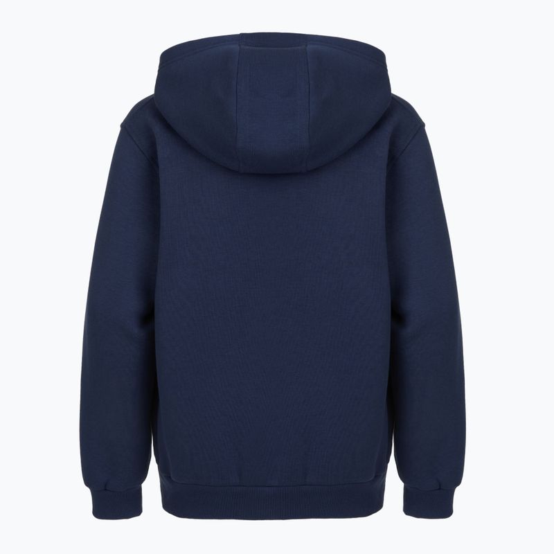 Nike Sportswear Club Fleece éjfekete tengerészkék-fehér gyermek pulóver 2