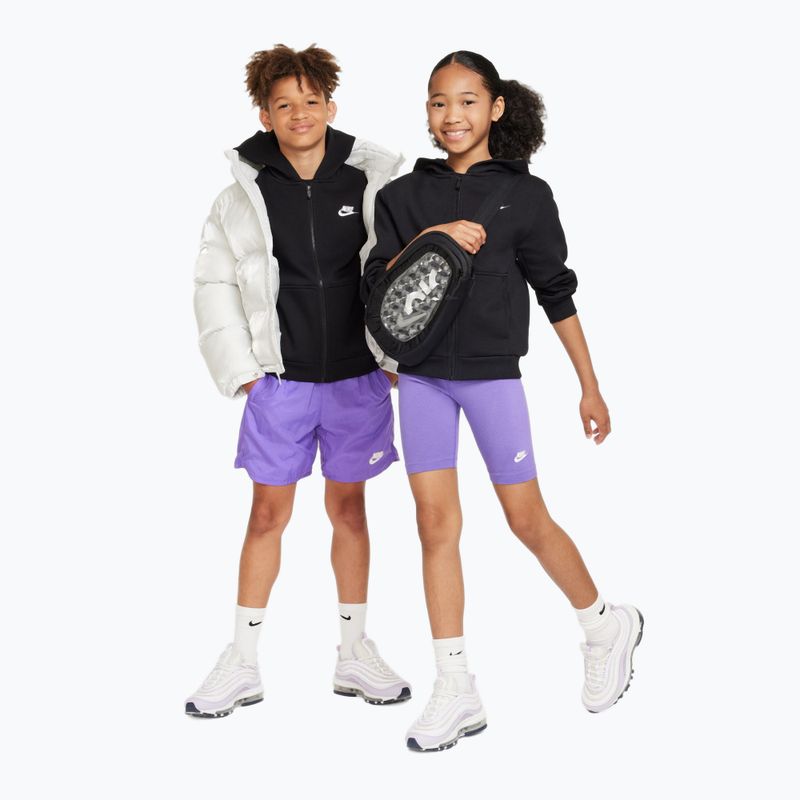 Gyerekpulóver Nike Sportswear Club Fleece black/white 2