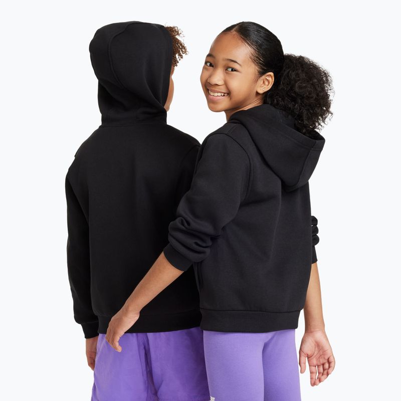 Gyerekpulóver Nike Sportswear Club Fleece black/white 3