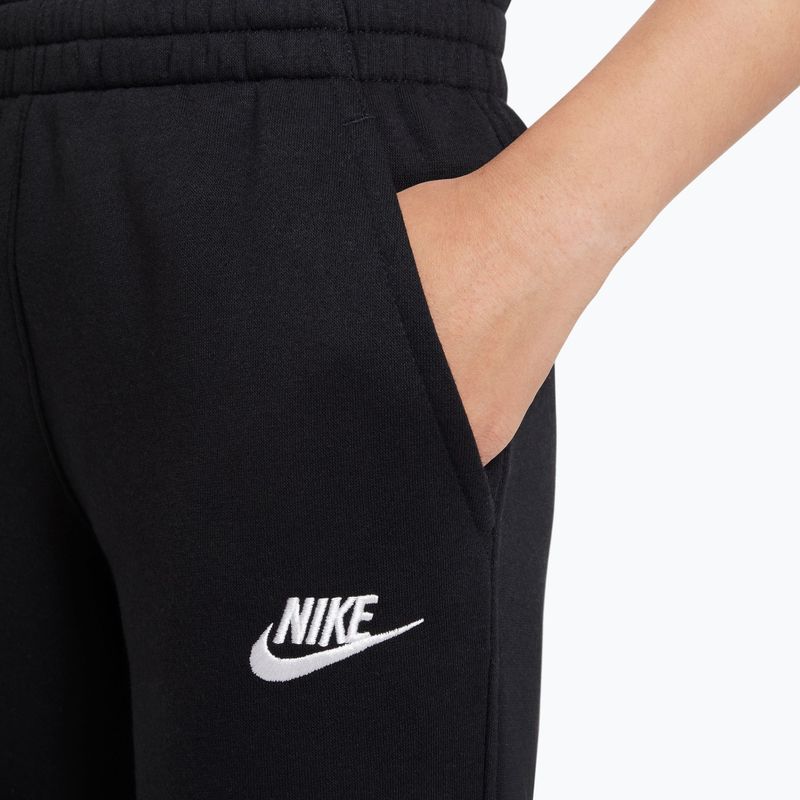Gyerek nadrág Nike Sportswear Club Fleece black/white 6