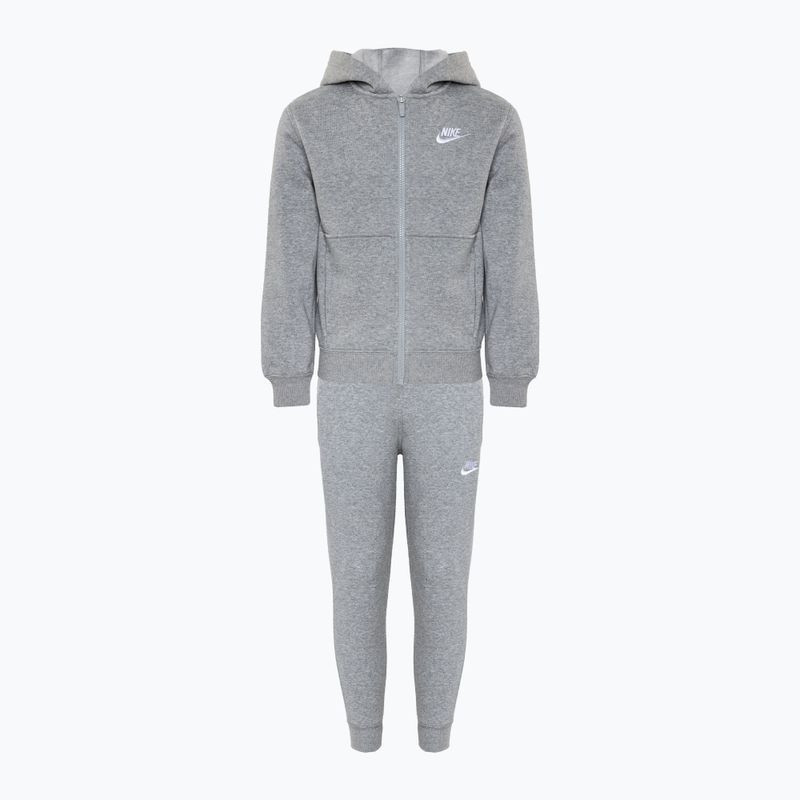 Nike Sportswear sötétszürke szürke/fehér gyermek tréningruha