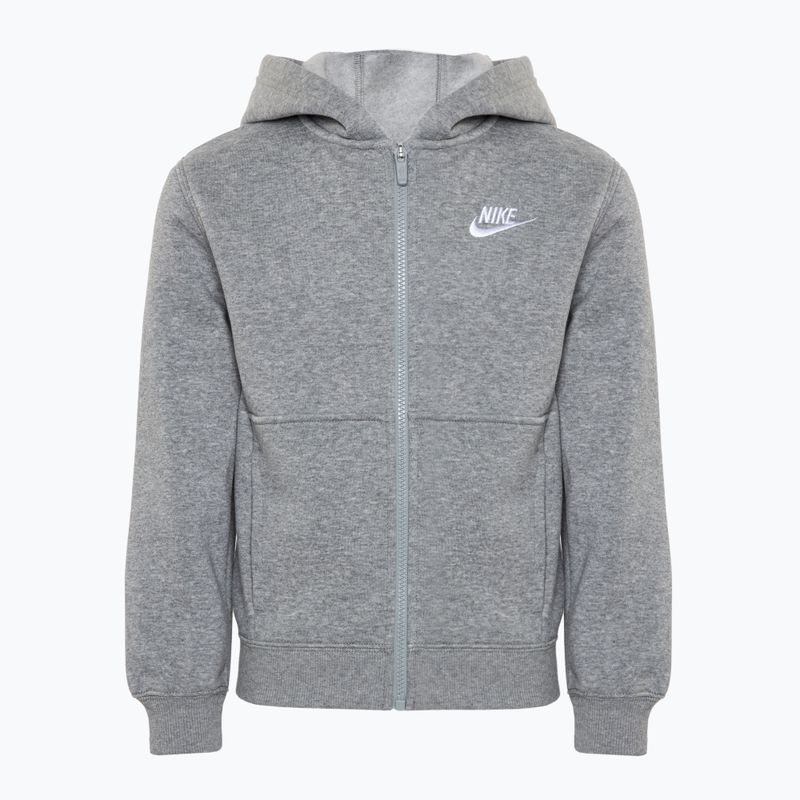 Nike Sportswear sötétszürke szürke/fehér gyermek tréningruha 2