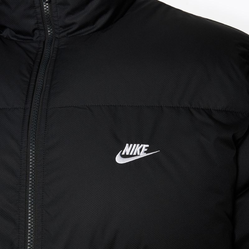 Férfi Nike Sportswer Club Puffer szigetelt kabát fekete/fehér 3